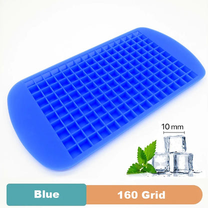 SoftAura 4/6/8/15/160 Grid Large Silicone Ice Cube Tray Food Grade Jumbo Ice Maker Mold Square Ice Tray for Home Kitchen DIY