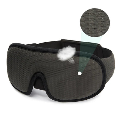 3D Contoured Sleep Mask – Light Blocking Travel Eye Mask