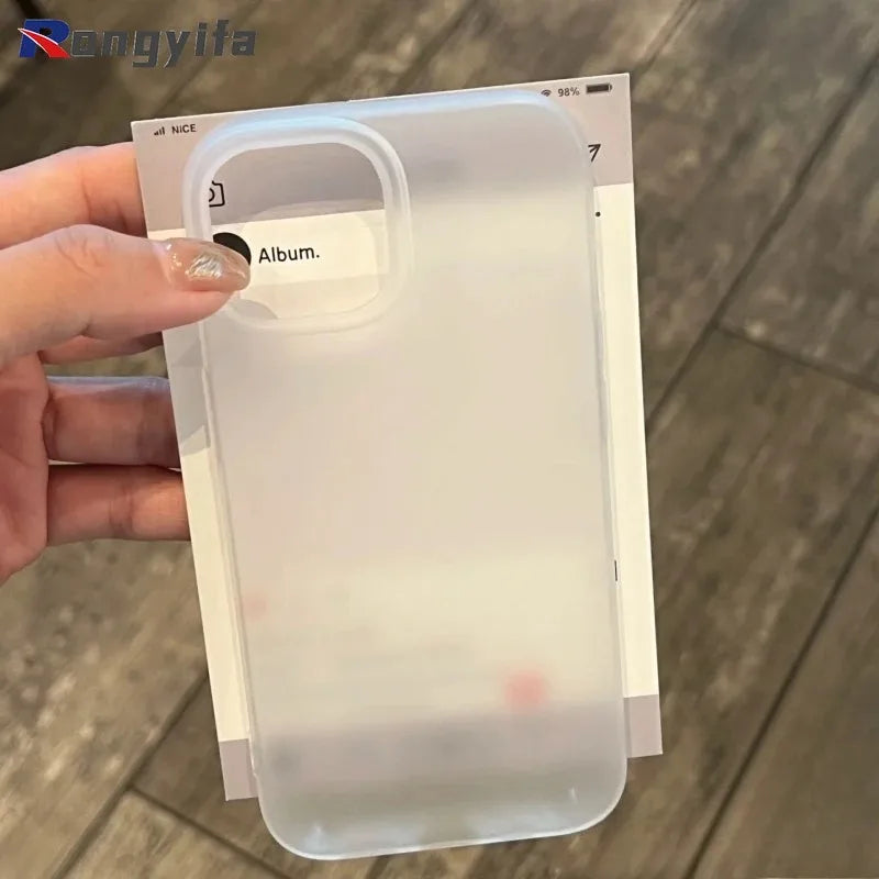 For Samsung Galaxy A56 A55 A54 A53 Note 20 Ultra 10 Plus 9 5G 4G Phone Case Matte Simple Soft Shockproof Frosted Cover
