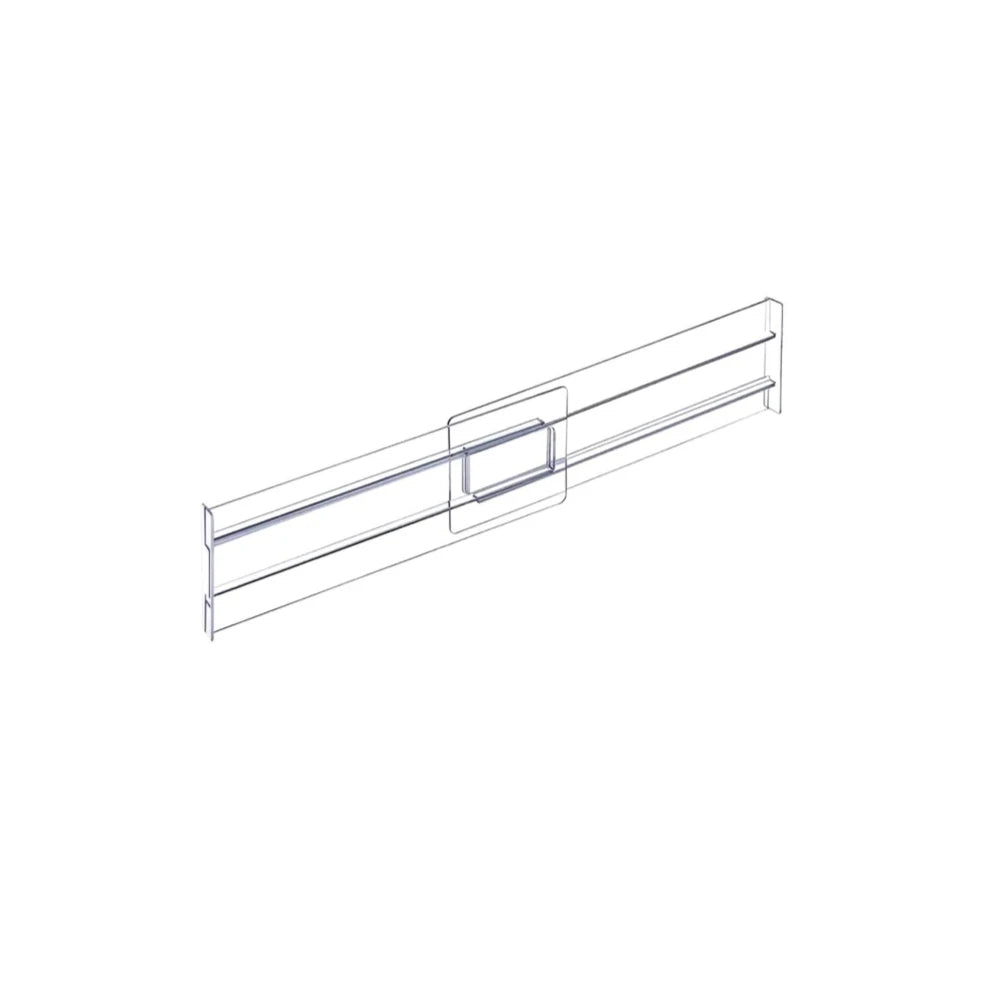 1/4/6pcs Drawer Dividers Organizers Adjustable Clear Plastic Drawers Separators for Clothing, Kitchen Utensils and Makeup Office