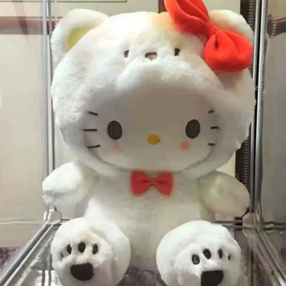 =New Kawaii 25cm Sanrio Plush Toy Jade Dog Kuromi Dressing Doll Doll Plush Toy Stuffed Animal Patung Dolls Birthday Gift