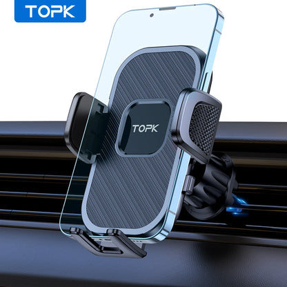 TOPK Car Phone Holder — Air Vent & Dashboard Mount