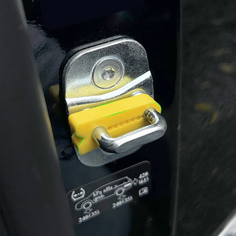 Auto Door Shockproof Cushions, Thickened Shock Absorber Muffler Pads, Noise Reduction Gaskets for Car Door Closing Modification