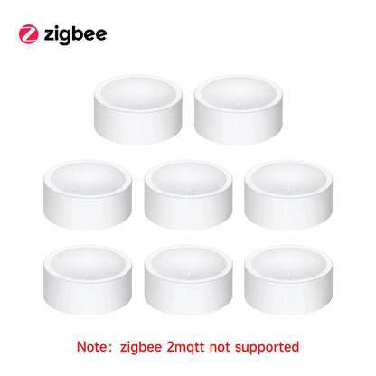 Tuya ZigBee Smart Knob Switch Wireless Scene Button Rotatable Dimmer Switch Home Appliances Automation Linkage Remoter