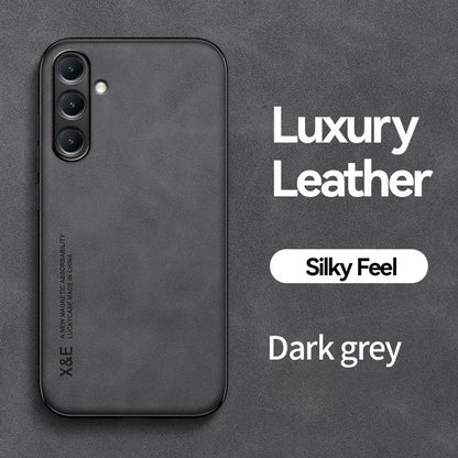 For Samsung Galaxy A56 A36 A26 A16 5G Case Soft Silicone Car Holder Magnetic Leather Phone Cover for Galaxy A06 A 56 36 16 Funda