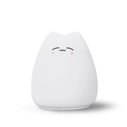 Cat Touch Night Light — 7-Color Changing Bedside Lamp