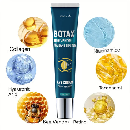 Eye Tightening Gel, Reduces Fine Lines, Contains Caffeine, Retinol, and Hyaluronic Acid, Moisturizes and Tightens the Skin, Alcohol-Free