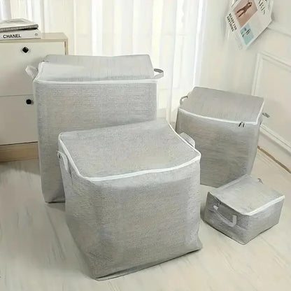 Large Non-Woven Storage Bag – Zipper Wardrobe Organizer