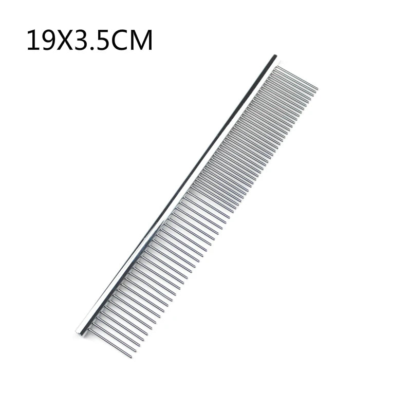 Stainless Steel Pet Dematting Comb – Dog & Cat Grooming Tool