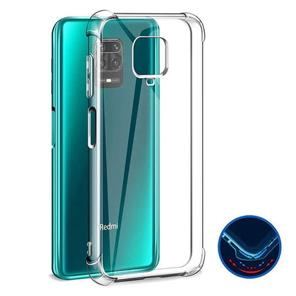 Airbag Thick Shockproof TPU Clear Case For Xiaomi Redmi Note 9 9s Note9 Pro Silicone Transparent Soft Cover Cases