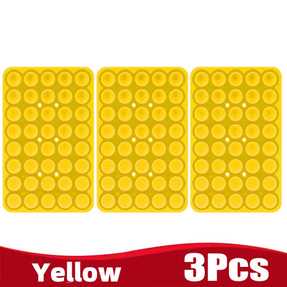 Silicone Suction Cup Phone Holde Multifunctional Fixed Anti-slip Mobile Fixture Double Sided Detachable Phone Rubber Sucker Pad