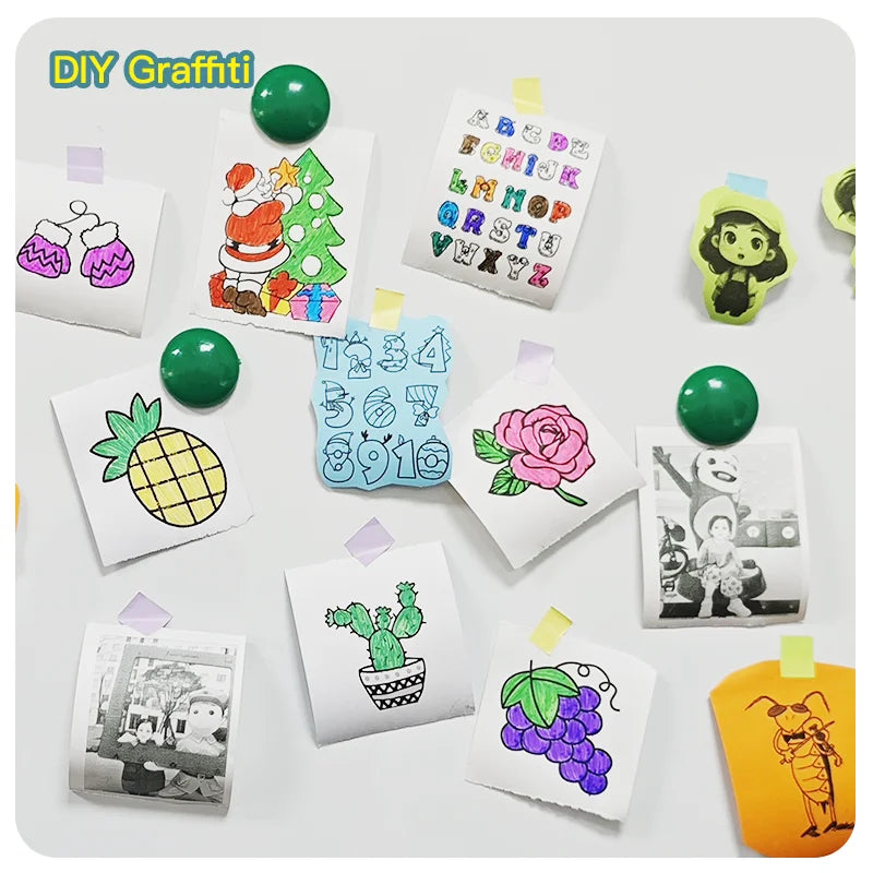 New 10 Roll Sticker Paper for Mini Printer Label Sticker Paper Color Thermal Paper Width for Label Maker Printers Photo Printing