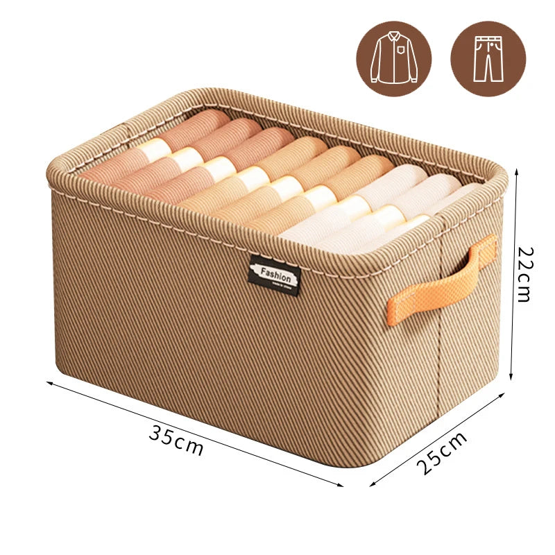 Non-Woven Clothes Storage Organizer – Foldable Wardrobe Drawer Bag