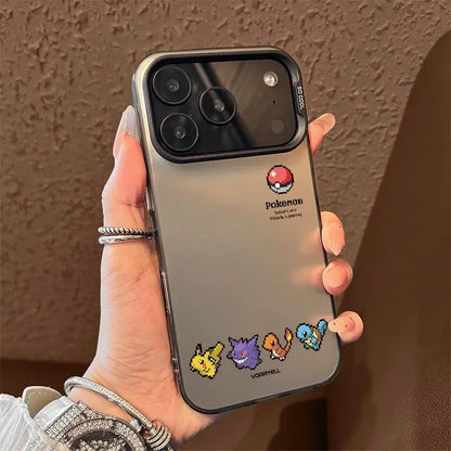 Pixel Pokemon Pattern iPhone Case – Matte Hard Cover