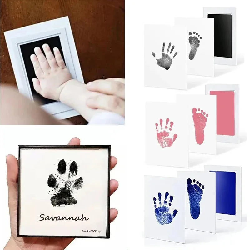 No-Touch Pet Paw Print Ink Pad Kit – Cat & Dog Souvenir Gift