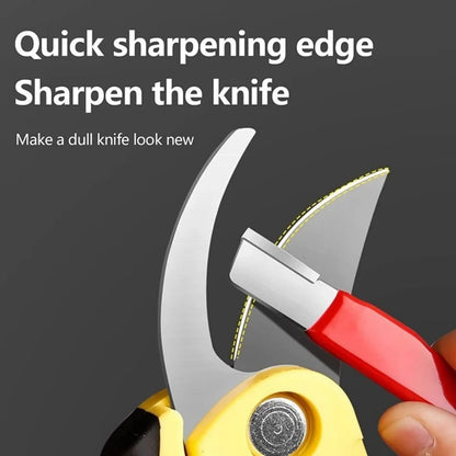 Portable Sharpener Tool Tungsten Steel Blade For Kitchen Knife Scissors Garden Shears Sharpening Stick Household Outdoor Use