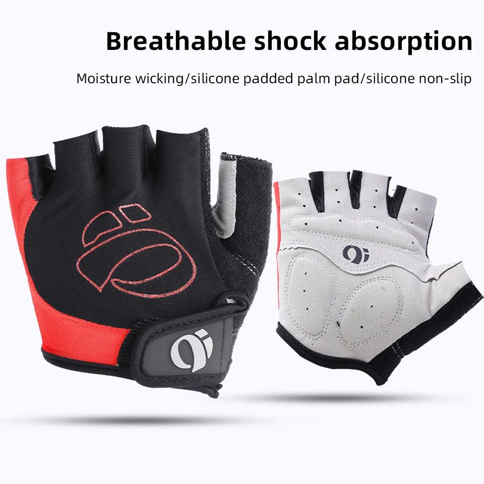 Half Finger Cycling Gloves — Anti-Slip, Breathable, Shock Absorbing