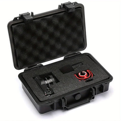Waterproof Hard Carry Case Bag Toolbox With Pre-cut Sponge Storage Box Safety Protector Organizer Hardware Box Impact Resistant
