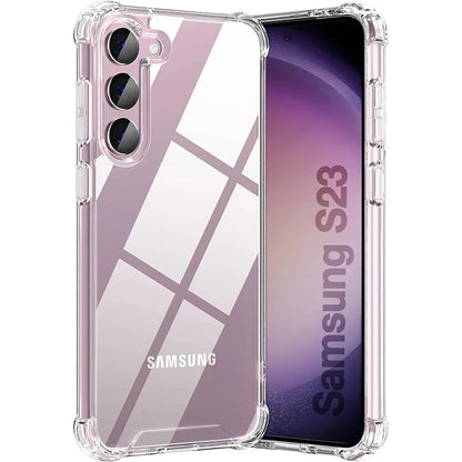 Shockproof Soft Clear TPU Case For Samsung Galaxy S25 S24 S23 S21 FE S22 Plus Ultra Cover For Samsung A13 A26 A56 A36 A54 A53