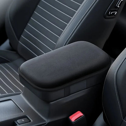 Car Armrest Pad Plush Heightening Pad for Central Console 1pc for Vehicles for Car Interior Armrest Cover