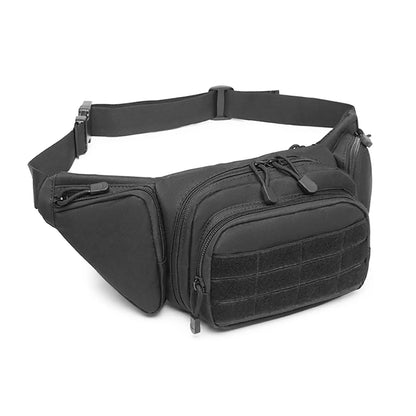 Waterproof Tactical Fanny Pack Concealed Carry Waist Bag with Molle System EDC Pouch for Outdoor Sports Traveling