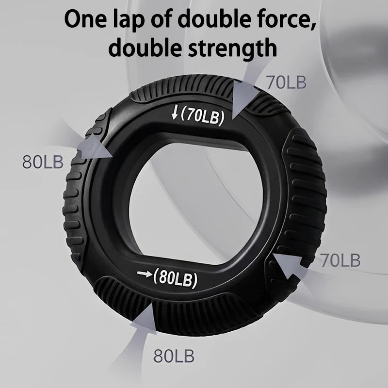 Silicone Finger Gripper Ring Hand Muscle Strengthener Ring Wrist Finger Trainer Exercise Carpal Expander Workout Fitness Device