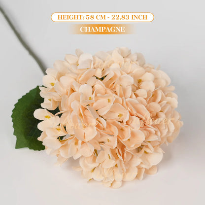 1/5/10pcs 58cm Beautiful Silk Artificial Flowers Hydrangea Bouquet for Home Party Wedding Living Room Decoration Accessories