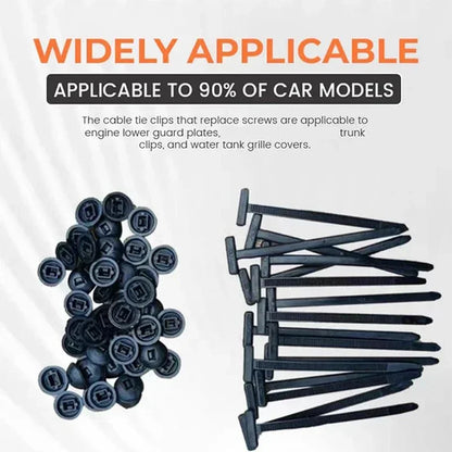 100/50/20pcs Zip Nylon Tie Wrap Cable Fixed Fastener Clips Car Hose Fastening Zip Strap Self-Locking Reusable Nylon Cable Ties