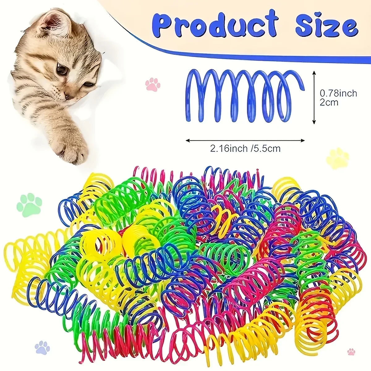 Cat Toys Mixed Pack – Plastic & Plush Variety Set