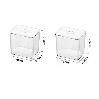 Clear Drawer Organizer Sets Acrylic Box Plastic Storage Box Stationery Makeup Organizer Boxes Transparent Storage Box Bins