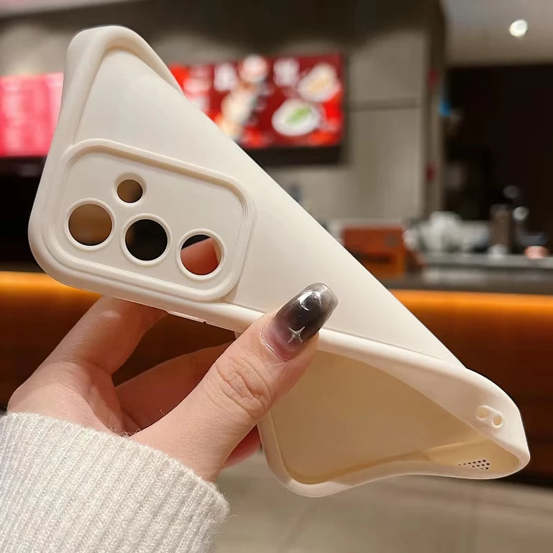 Soft TPU Case For Samsung S26 S25 S24 S23 S22 S21 Ultra Plus FE S25 edge A54 note 20 Shockproof Solid Color Silicone Phone Cover