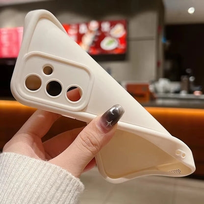 Soft TPU Case For Samsung S26 S25 S24 S23 S22 S21 Ultra Plus FE S25 edge A54 note 20 Shockproof Solid Color Silicone Phone Cover