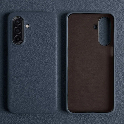 Luxury Genuine Leather Case For Samsung Galaxy A17 A07 A26 A36 A56 A15 A53 A24 Full Wrapped Shockproof Phone Cases Back Cover