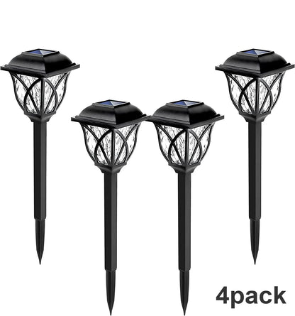 1-10Pack Solar Yard Lights Bright Lawn Lights Outdoor Waterproof Led Solar Pathway Lights Landscape Path Lights