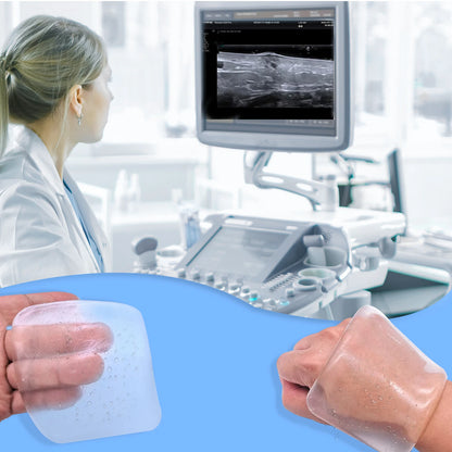 Ultrasound Coupled Gel Coupling Gasket Pad Ultrasonic Coupled Patch for Skin Superficial Organization