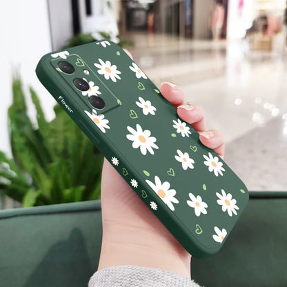 Tender Daisy Phone Case For Samsung Galaxy A56 A36 A26 A55 A35 A25 A15 A17 A16 A07 A06 A05 A54 A34 A24 A14 A04 A04S A04E 4G 5G