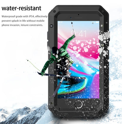 Heavy Duty Protection Armor Metal Aluminum Case for iPhone 16 15 14 13 12 mini 11 Pro 7 8 Plus XS Max XR SE 16e Shockproof Cover