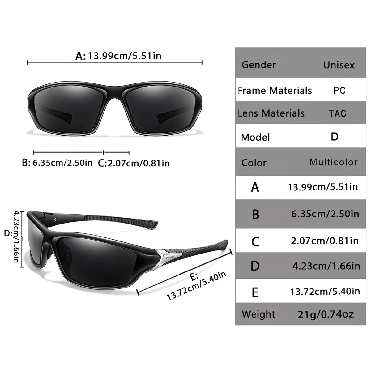 Polarized Sports Cycling Fishing Running Sunglasses Rayed Sun Ciclismo Goggles Outdoor Polarized Sunglasses Men Women Eyewear