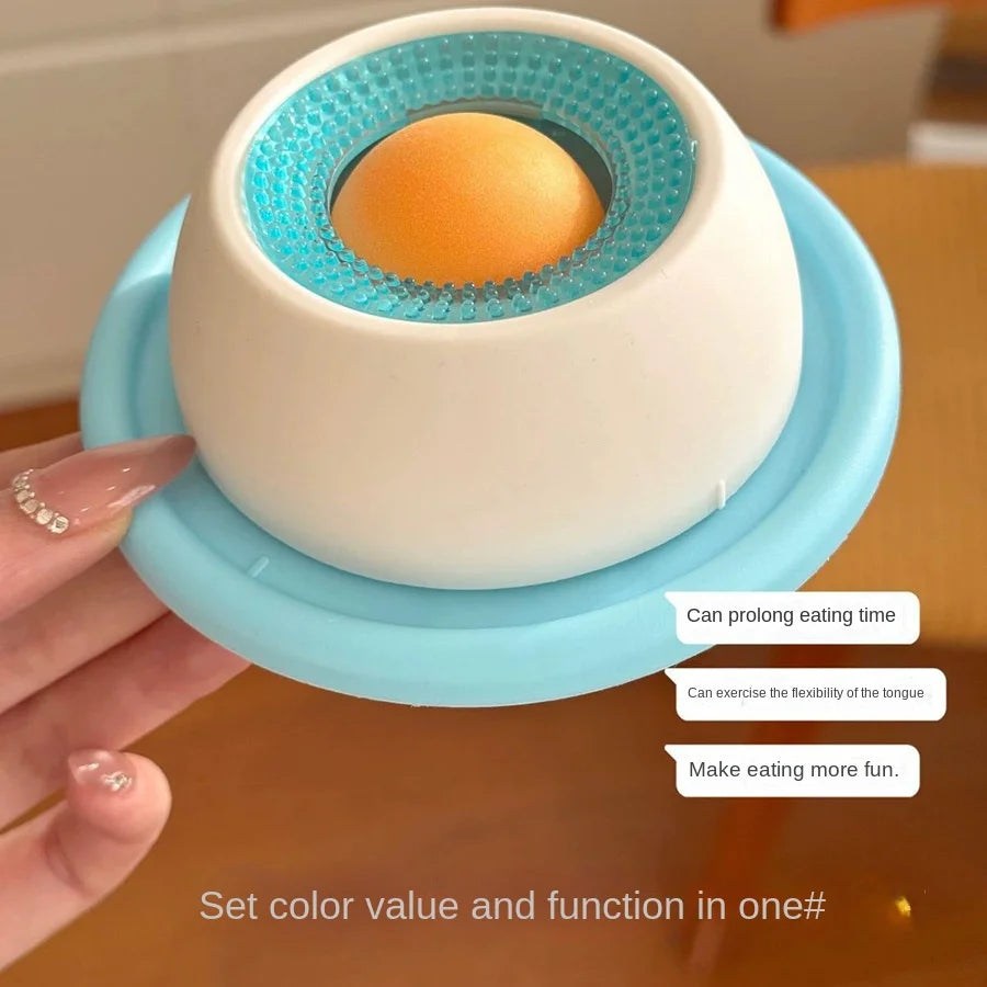 Lick Toys for Dogs Interactive Dog Toys Slow Feeder Food Dispenser for Puppy Training Enrichment Cat Feeding Crate Accessory