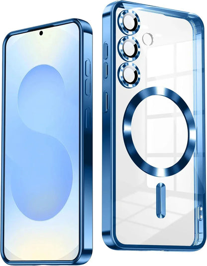 Plating For Magsafe Magnetic Case For Samsung Galaxy S26 S25 FE S24 S23 Ultra A56 A36 A26 A55 A54 A17 A07 A16 A35 A15 Cover