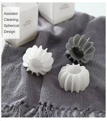 Silicone Laundry Balls Anti Tangle Reusable Anti-winding Cleaning Ball Clothes Hair Cleaning Tool Pet Floating Hair Remover Tool