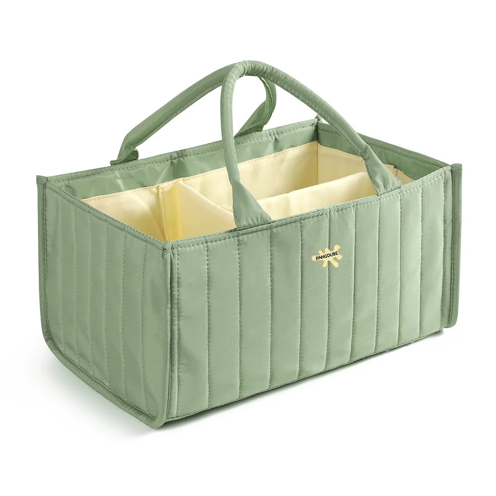 PANGDUBE Fashion Diaper Stackers & Caddies Waterproof Baby Diaper Organizer Bag Foldable Storage Bag for Baby Things