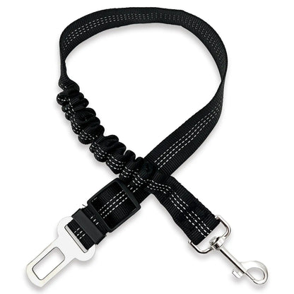High Grade Dog Car Safety Belt Dog Safety Belt with Damping Belt and Reflective Line Adjustable Length Suitable Any Dog 1PCS