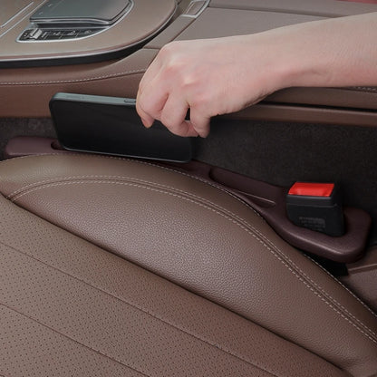 PU Waterproof Car Seat Gap Filler with Storage — Set of 2