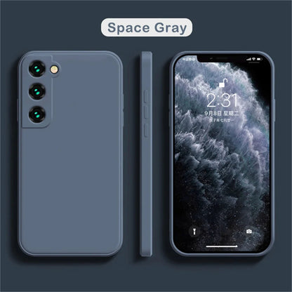 Delicate Liquid Silicone Camera Lens Protector Case For Samsung A17 A16 A56 A36 A15 S23 S24 S25 S26 UItra Plus Funda Coque Cover