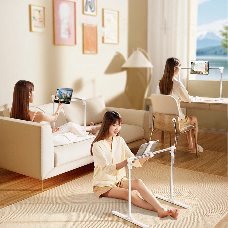 Tablet Stand Bed Phone Holder Bedside Lazy Bracket Lying Down Watching Drama Desktop Liftable Telescopic Folding Support
