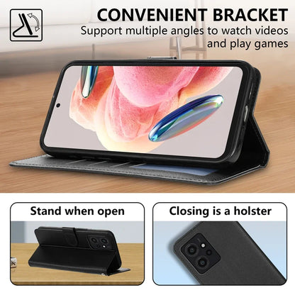 Wallet Card Slot Stand Magnetic Flip Leather Case For Xiaomi 14T 13T Redmi 14C 13C 12C 10C Note 14 Pro+ 14S 13 12 12S 11 10 Pro