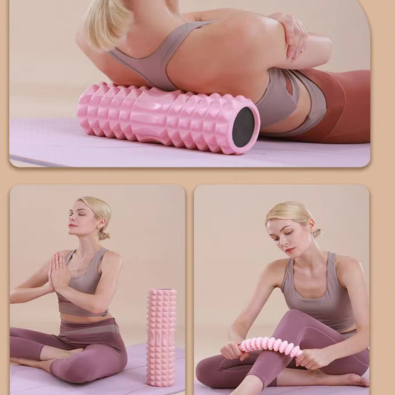 EVA Foam Roller for Muscle Massage, Yoga, and Pilates
