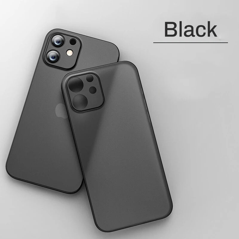 0.2MM Thickness Slim Cover Cases Ultra Thin Matte Phone PP Case For Iphone 11 12 13 14 15 16 17 Air plus Pro Max Mini X Xr XsMax