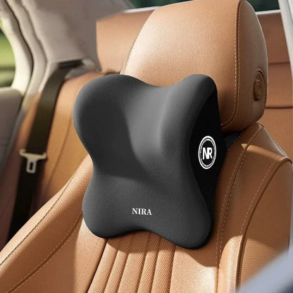 Memory Foam Car Headrest & Lumbar Support Cushion